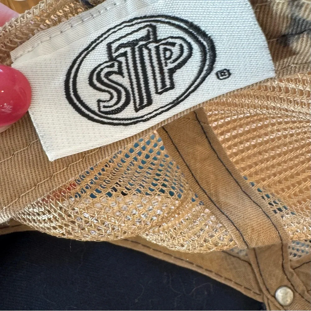 STP Vintage Red and Navy Trucker Hat